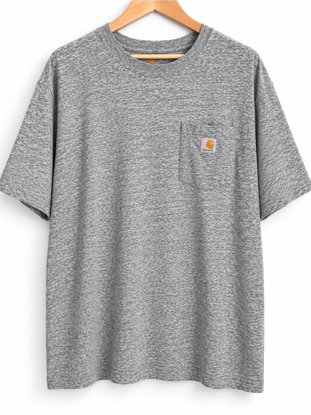 Carhartt Men’s K87 Original Fit Pocket T-Shirt Heather Sage Green Size 2XL